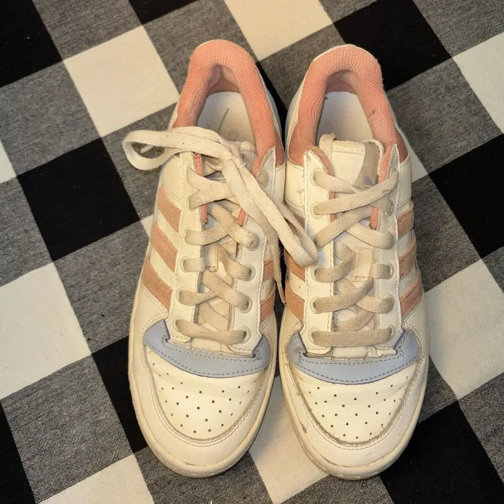 Adidas Women's Forum‎ Bold 'Off White Wonder Clay' Sneakers Sz 7.5